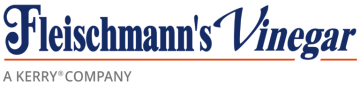 Fleischmanns Vinegar logo featuring bold blue font and elegant design for quality vinegar products.