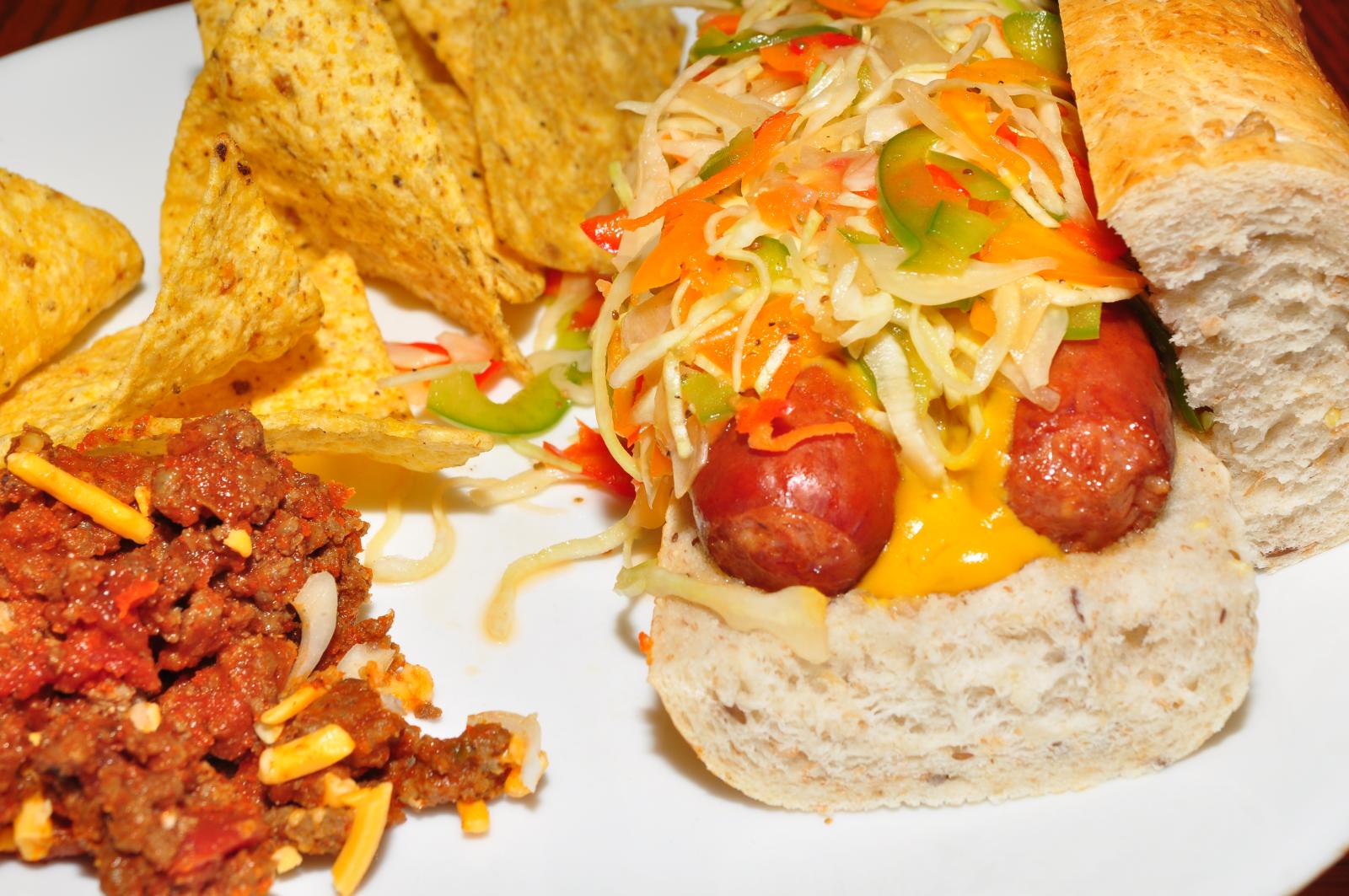 Caraway Kraut And Split Frank Sandwiches - Recipes - Pickle Packers International