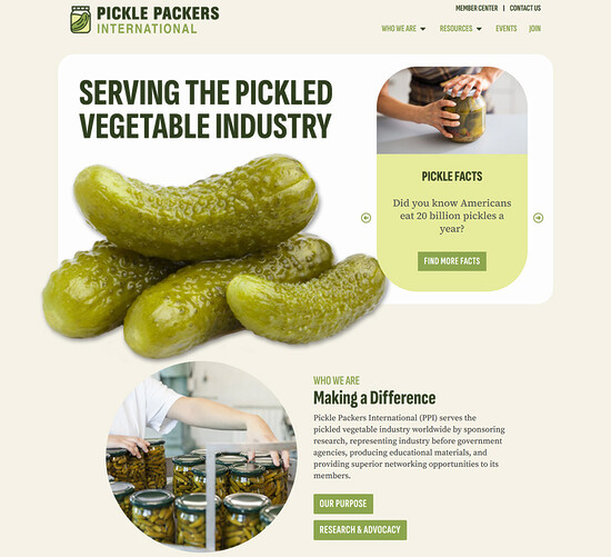 Pickle Packers International home page