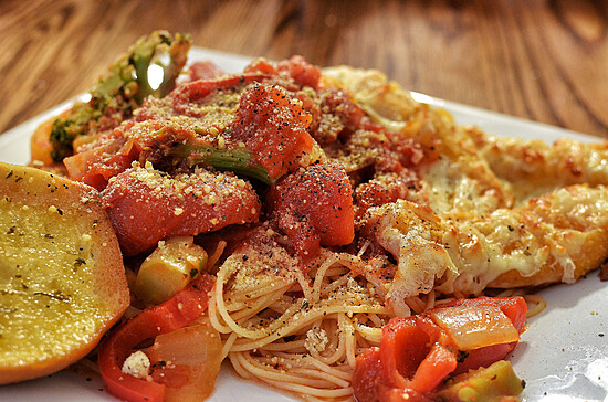 Pickled Pepper Ratatouille With Pasta