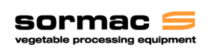 Sormac logo showcasing innovative vegetable processing equipment in a modern design.